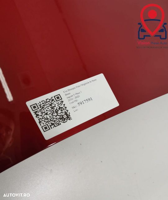 Usa Dreapta Fata Originala In Stare Buna Jaguar F-Pace 1 2016 2017 201 - 9