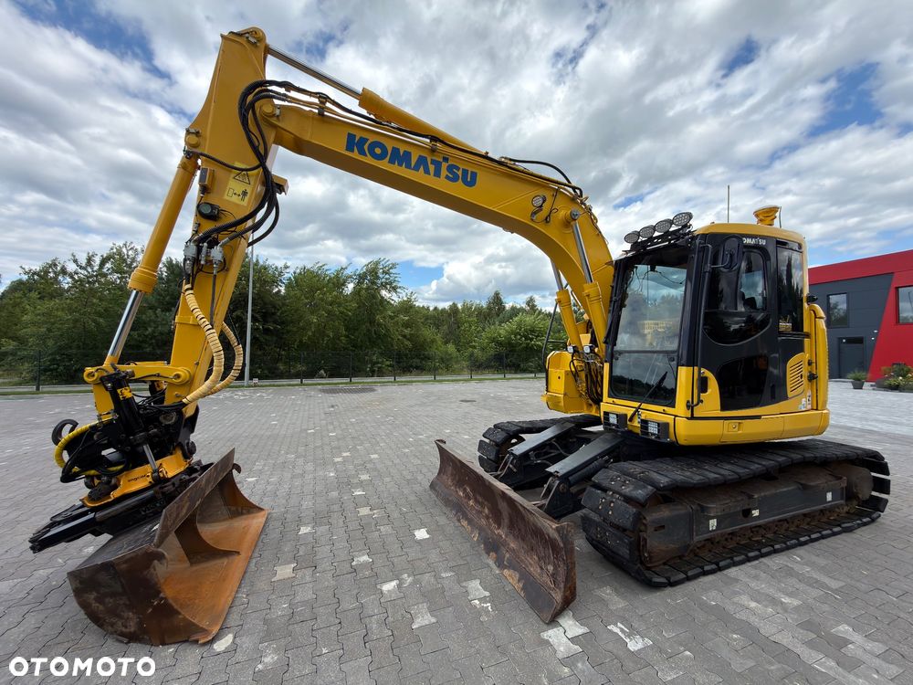 Komatsu PC138US|6900mtg| Rototilt ze szczypcami | GPS 3D Trimble | gumowa klepka | - 3