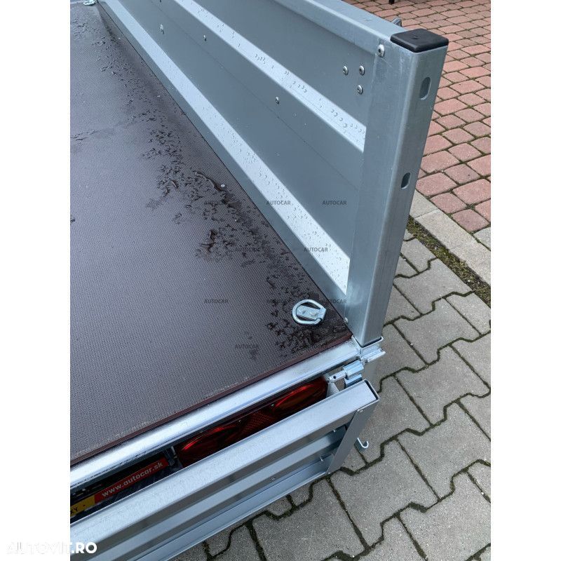 Autocar Remorca noua Tank 210 750 kg 2100x1120 + prelata cu cadru 100 cm de la podea - 8