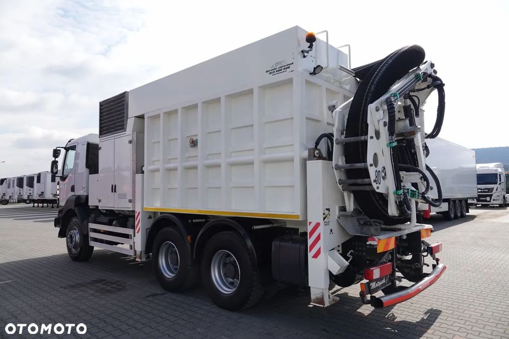 Renault KERAX 450 / 6x4 / KOPARKA SSAĄCA / MTS SAUGBAGGER 3A11T /ASENIZACYJNY / ŁADOWARKA PRÓŻNIOWA / WUKO / MŁOT / STEROWANIE RADIOWE - 5