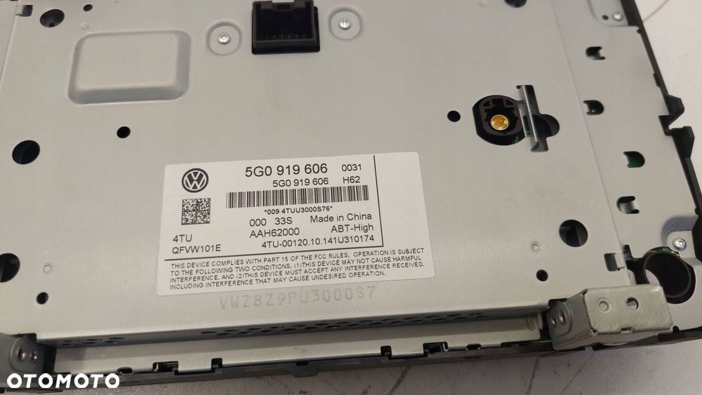 vw passat b8 golf vii 7 polo 6c ekran wyświetlacz monitor 5g0919606 europa - 6
