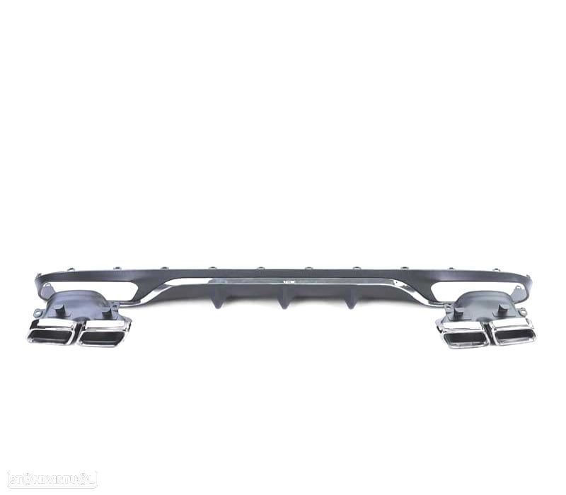 DIFUSOR MERCEDES CLASE E W213 SEDAN 16-20 LOOK AMG E63 + PONTEIRAS ESCAPE - 2