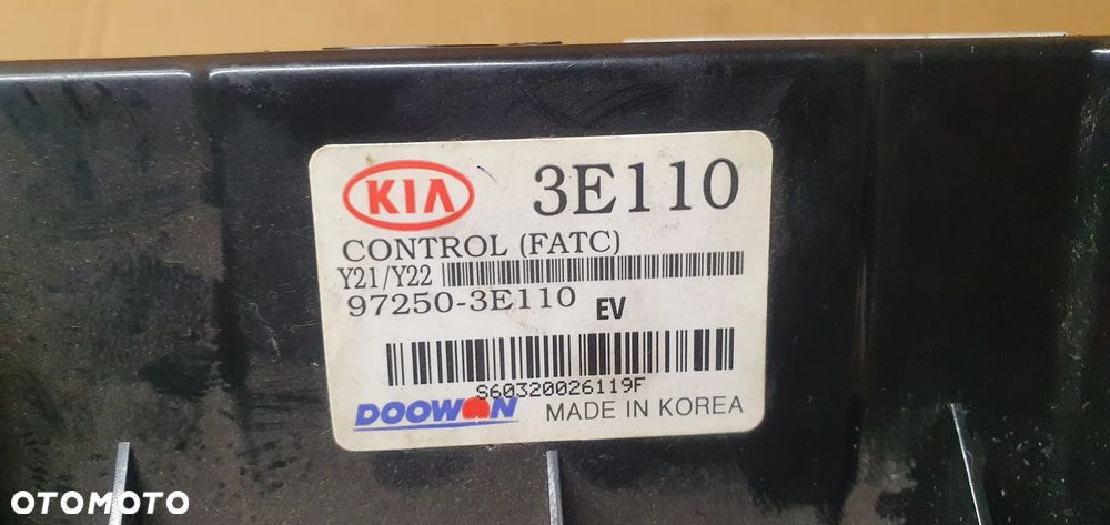 Panel nawiewu klimatyzacji klimatronic KIA Sorento 97250-3E110 - 5