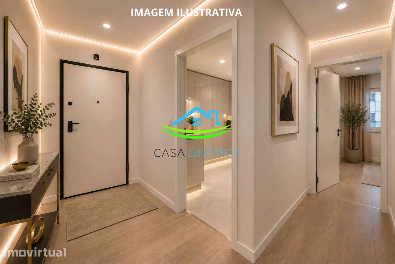 Apartamento T3 com Garagem e Varanda em Tavarede – Figueira da Foz - Grande imagem: 3/20