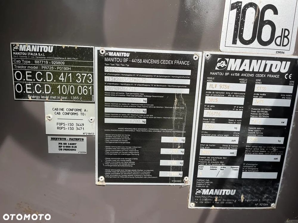 Manitou MLT 935H MLT 935H - 12
