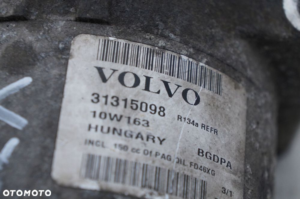 volvo v70 iii 2.0 d sprężarka kompesor klimy klimatyzacji 31315098 - 5
