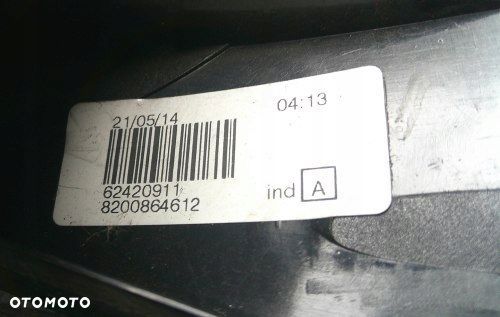 DACIA LOGAN MCV I (2007-2012) LEWA TYLNA LAMPA EUROPA 8200864612 - 6