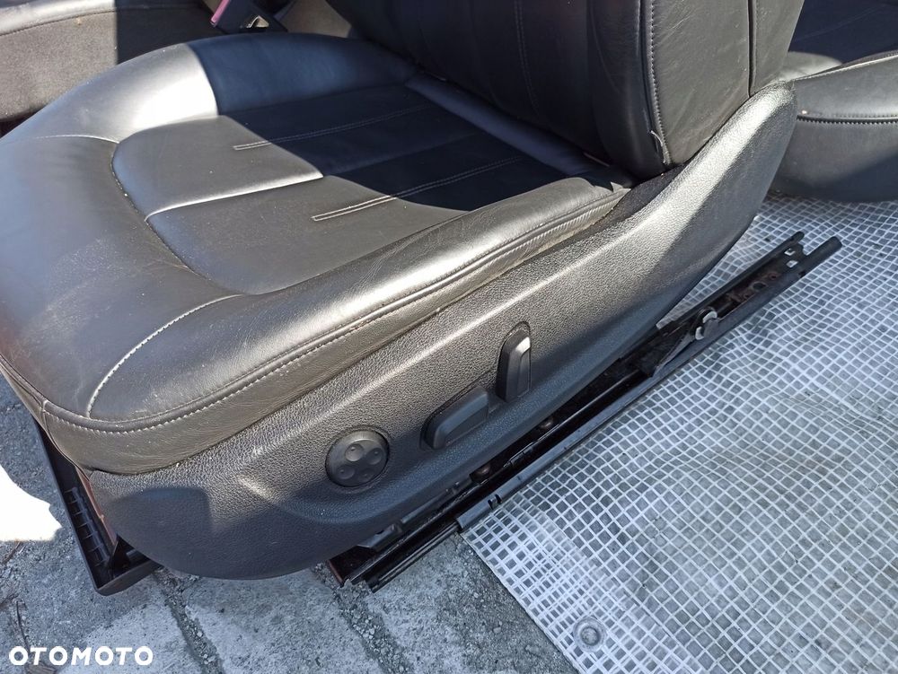 AUDI A6 C7 4G 12-16 FOTELE SKÓRA CZARNE ELEKTRYCZNE 2X KOMPLET SEDAN KOMBI - 8