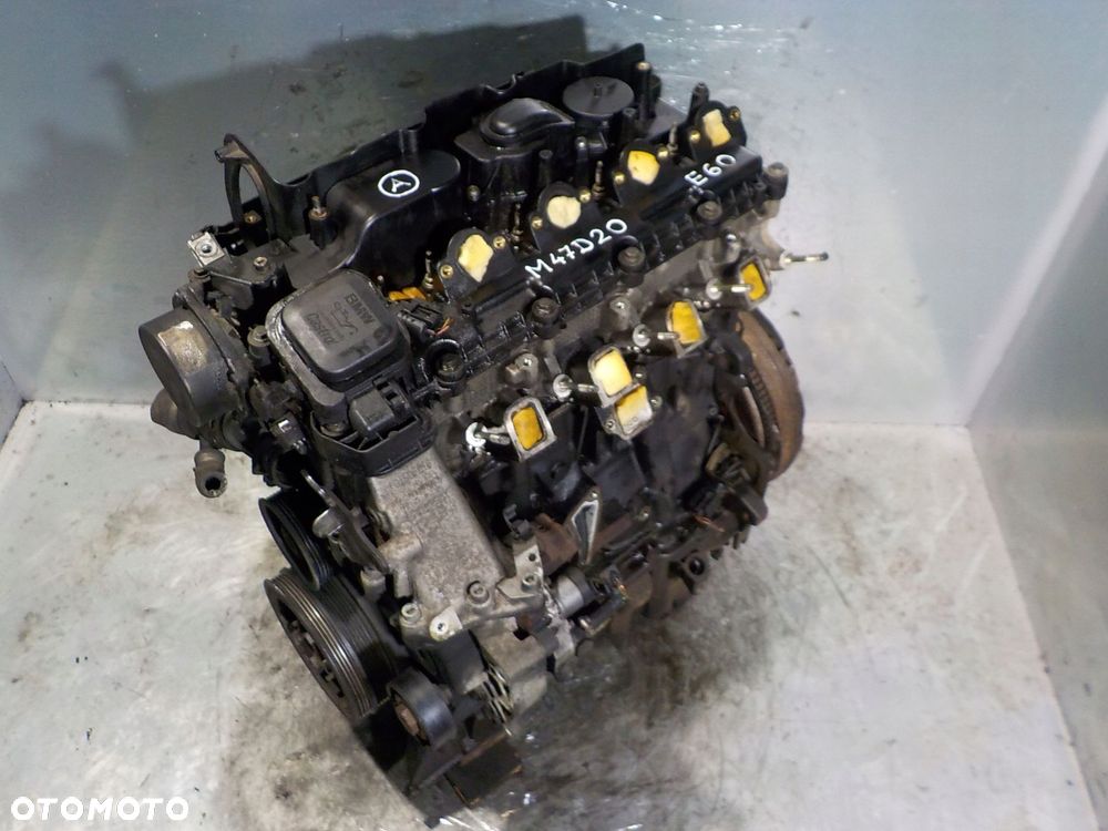 BMW 5 E60 SILNIK 2.0 D 163 KM M47D20 + POMPA 0445010045 7788670 - 1
