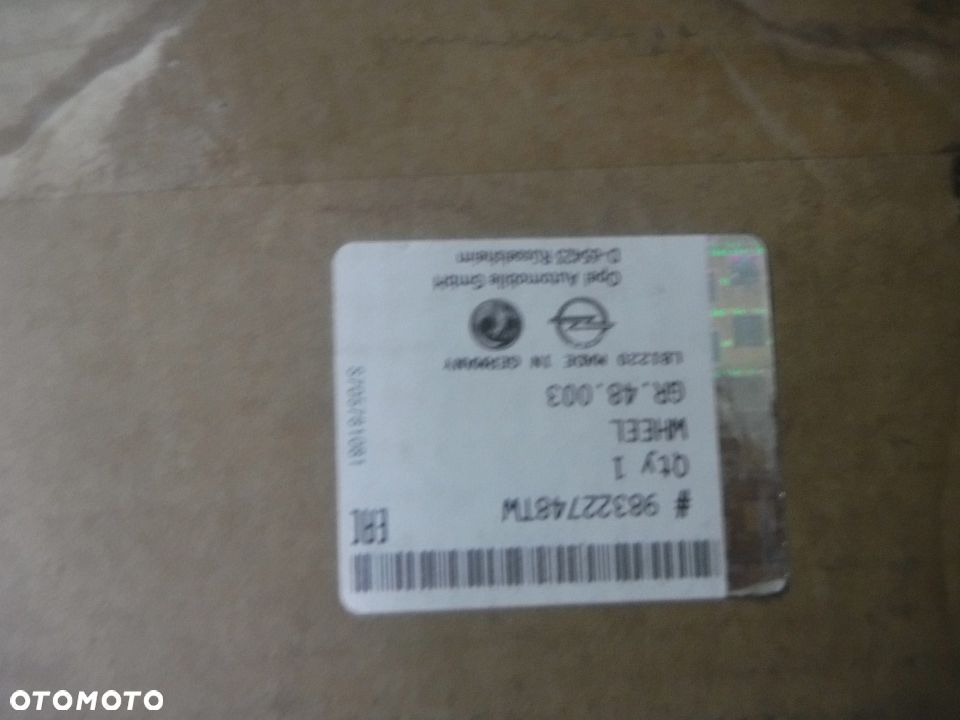 opel corsa f peugeot 208 II felga nowa OE aluminiowa R16 6,5j et38 39182180 - 2