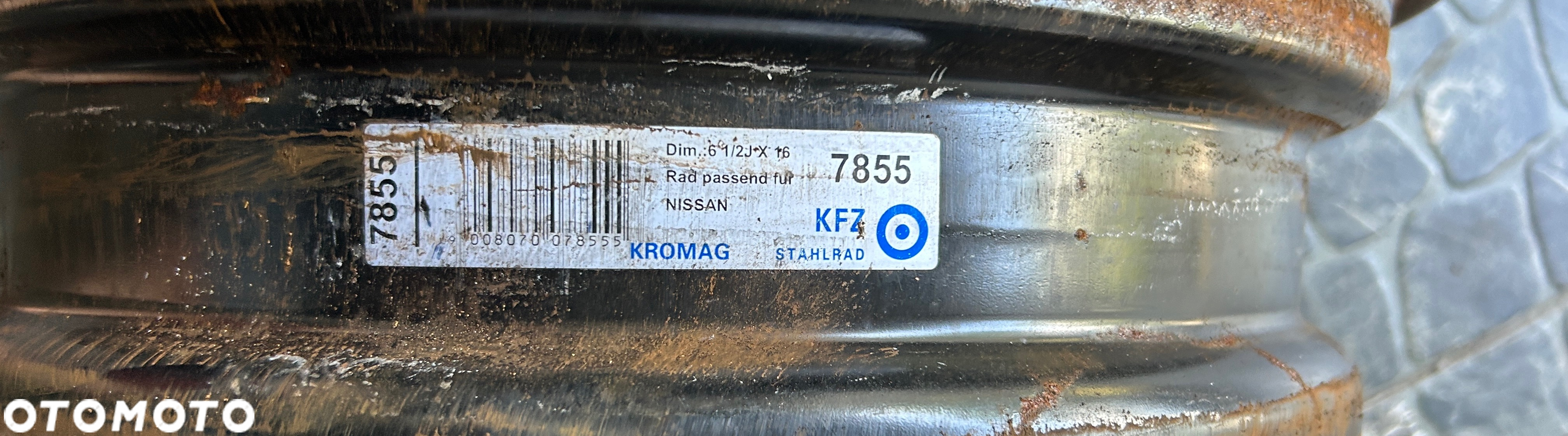 FELGI STALOWE 5x114,3 R16" 6,5Jx 16 ET40 NISSAN Qashqai Juke - 3