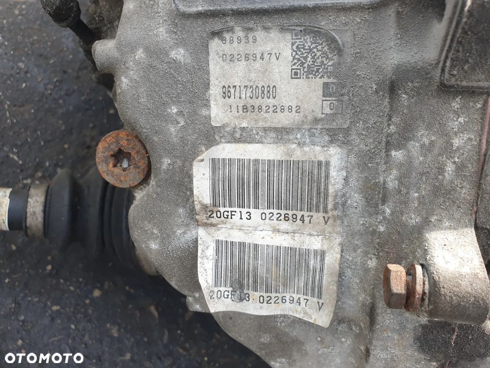 SKRZYNIA BIEGÓW 20GF13 CITROEN C5 III 2.0 HDI 163KM AUTOMAT - 5