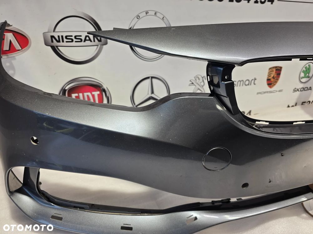 BMW F32 / F33 / F36 LIFT LUXURY 13- ZDERZAK PRZEDNI PRZÓD NA 4xPDC NR 51117294651 / 7294651 NR AUKCJI NZ2064 - 15