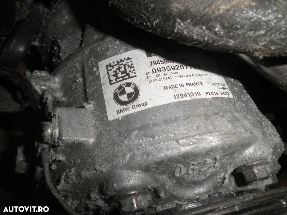 Compresor AC BMW Seria 5 G30 G31 , Seria 7 G11 G12 , 2.0 3.0 D , 7945863 7945863-01 794586301 - 3