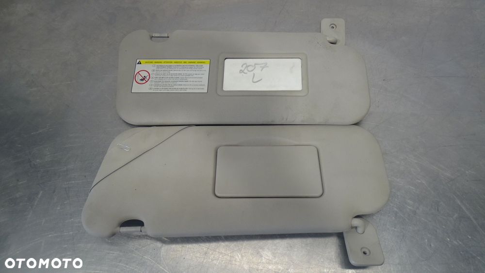 OSŁONA PRZECIWSŁONECZNA KPL PEUGEOT 207 1.6VTI SW - 1