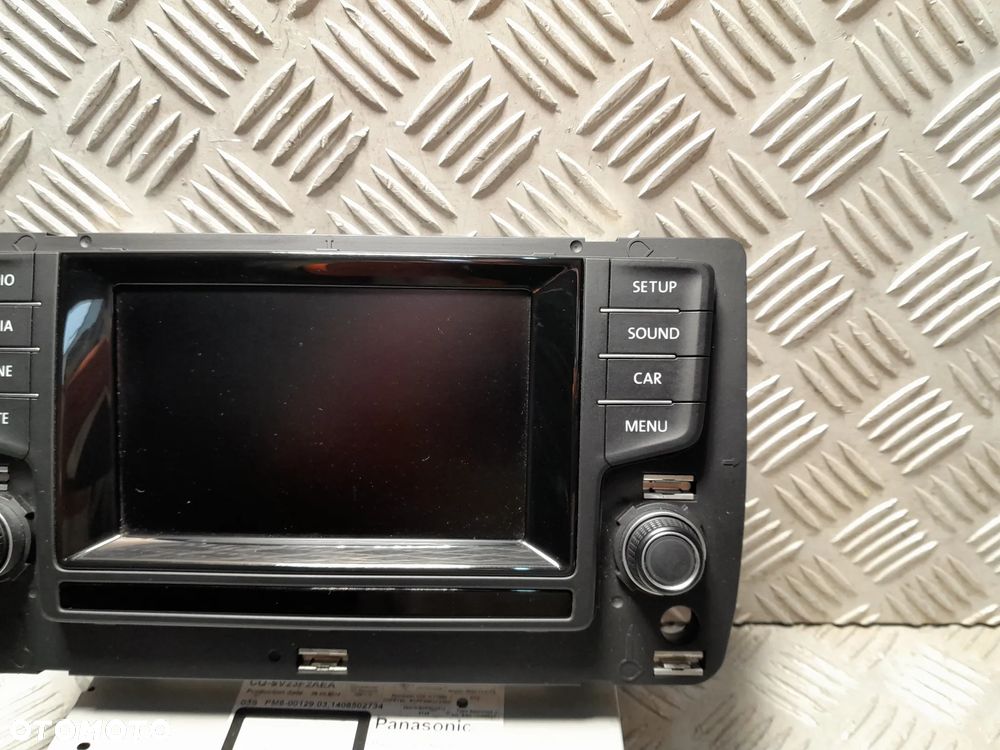 VW GOLF VII RADIO WYŚWIETLACZ CZYTNIK NAVIGACJI SSD 5G0035820A 5G0919605 - 3