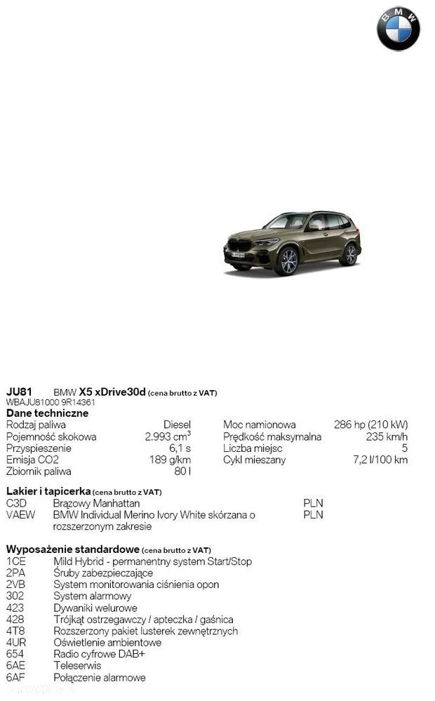 BMW X5 xDrive30d mHEV sport - 11