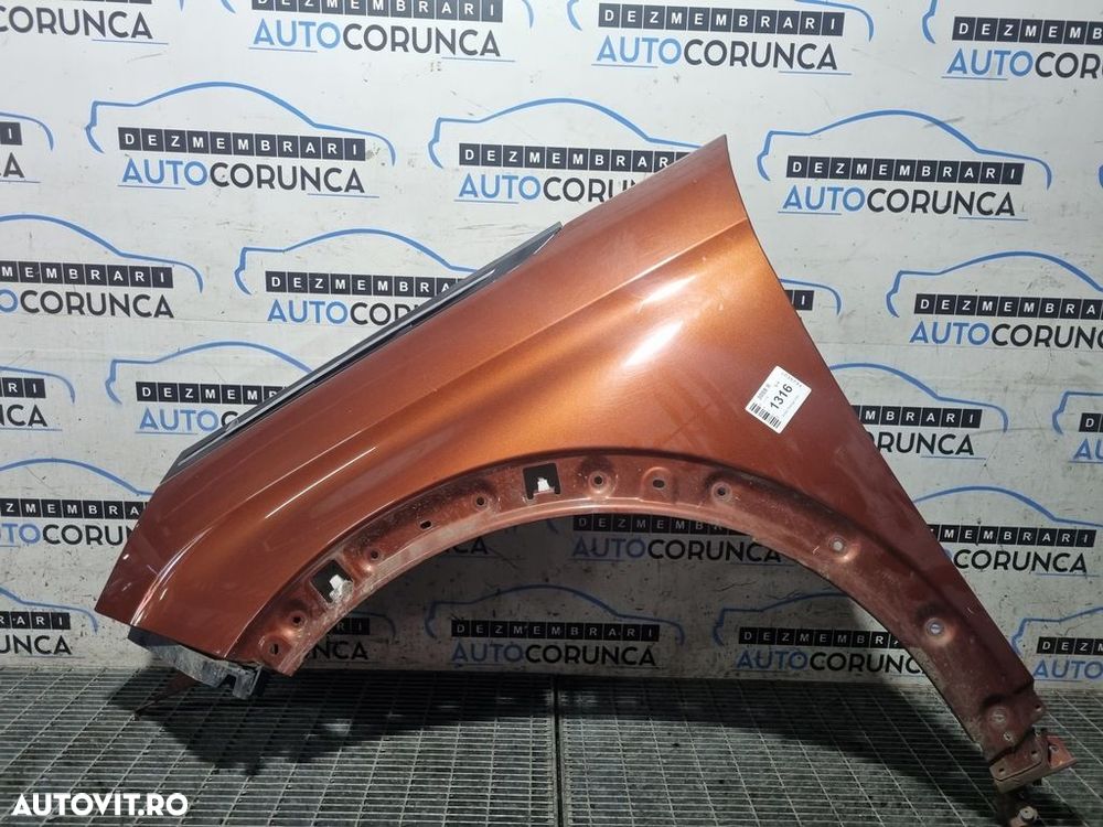 Aripa Stanga Fata Peugeot 3008 II 2016 - 2020 4 Usi Copper Braun Perleffekt ELG (1316) - 1