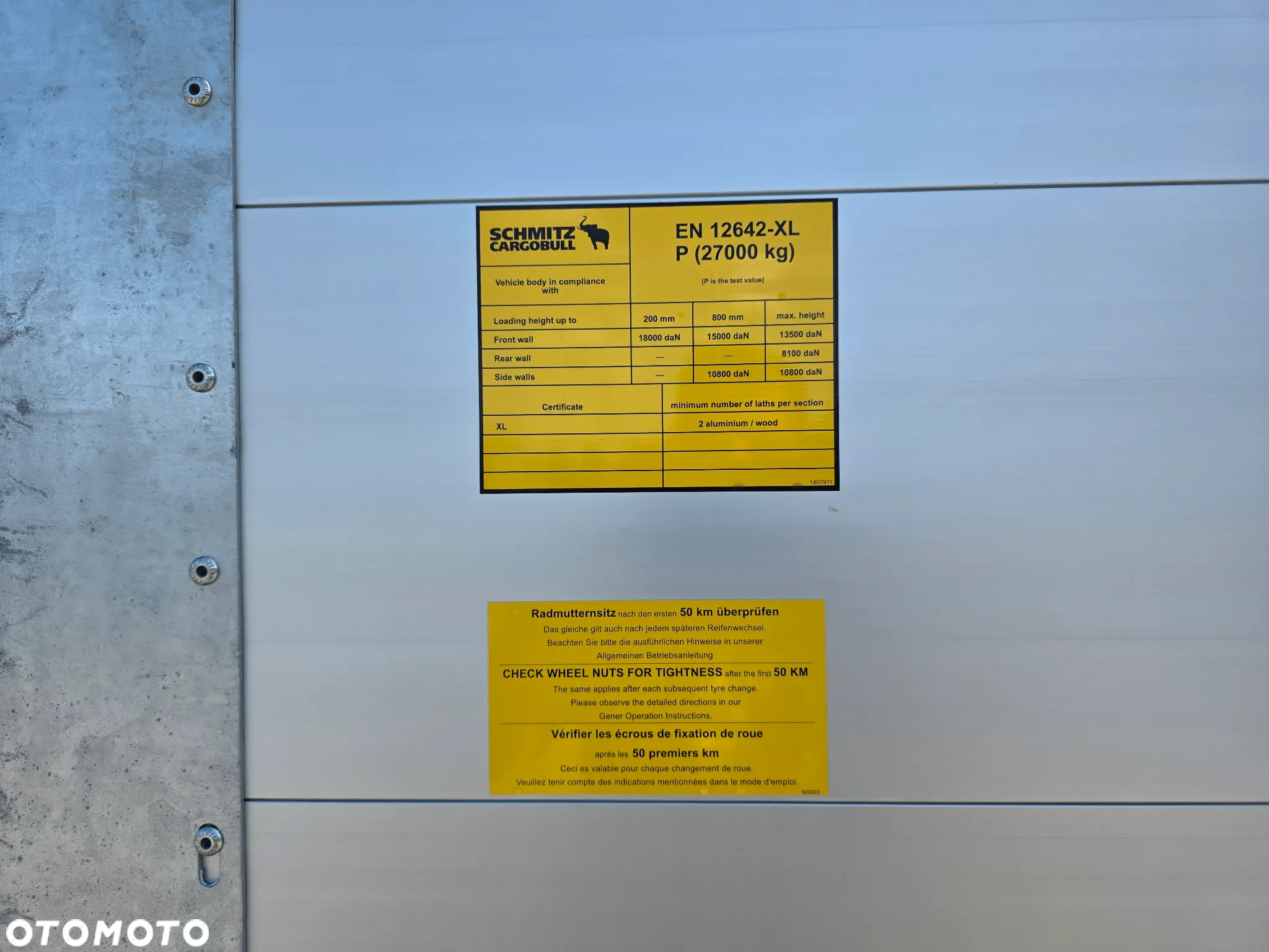 Schmitz Cargobull Cargobull SCB S3 STANDARD FIRANKA OŚ PODNOSZONA ,PALECIARKA , FABRYCZNIE NOWA  !!! - 10