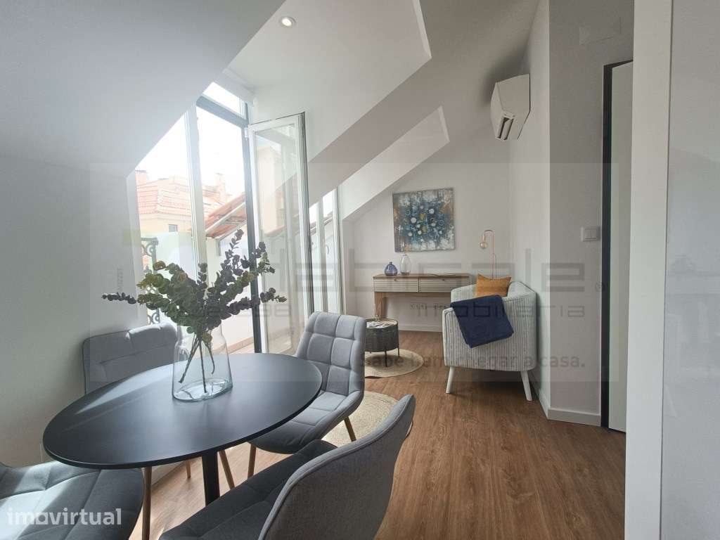 Apartamento T2 c/ Vista Rio totalmente remodelado - Grande imagem: 2/20