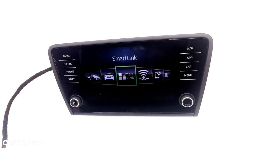 CZYTNIK NAWIGACJI WYŚWIETLACZ SKODA OCTAVIA III SUPERB III 5Q0035874B - 9