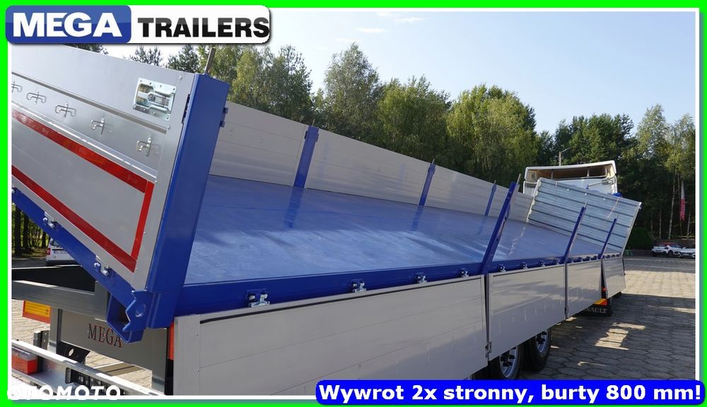 Inny Platforma / Wywrotka 2 strona, 12,60 m, burta 800 mm!