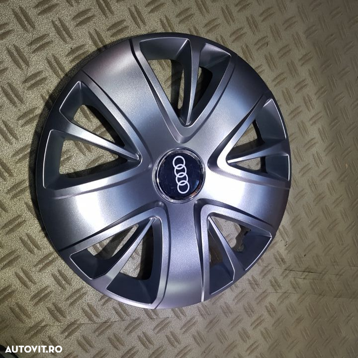 Capace roti AUDI A3,A4,A5,A6 R15 la set de 4 buc,Capace janata aliaj - 2
