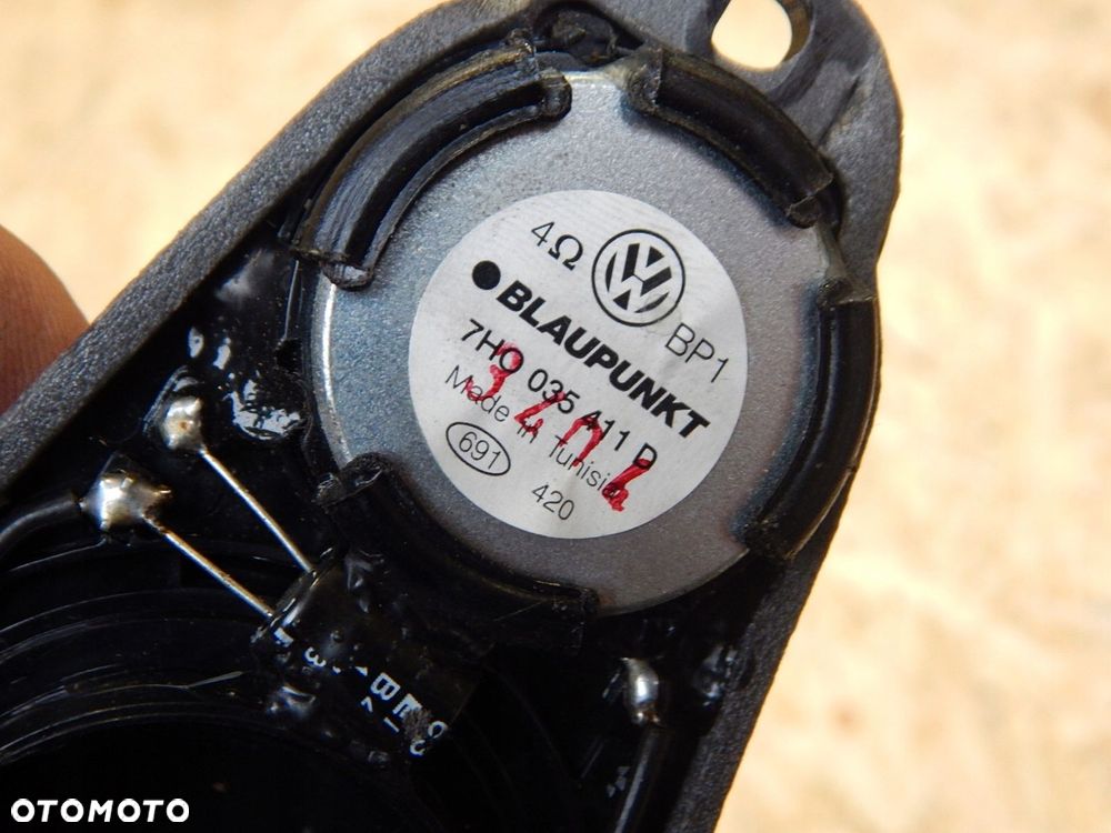 vw t5 głośnik konsoli deski prawy lewy 7h0035411d - 2