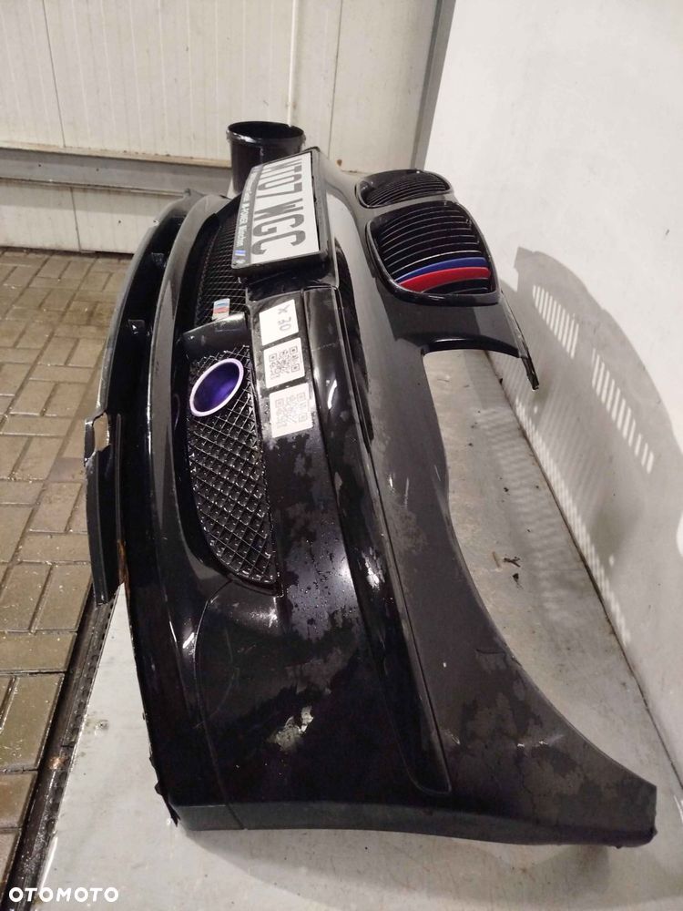 + ZDERZAK PRZÓD PRZEDNI BMW E87 SERIA 1 SCHWARZ 2 II CZARNY - 3