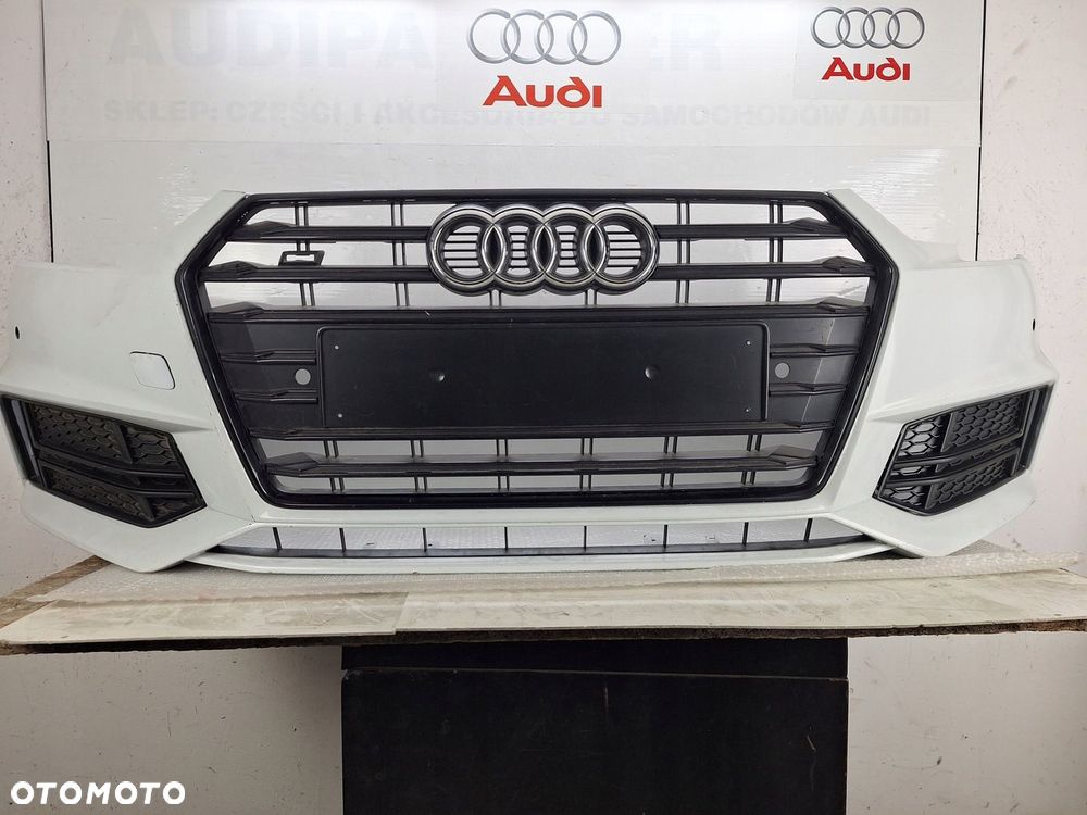 ZDERZAK AUDI S4 8W B9 8W0 2017-2020 PRZED LIFTEM LIFTINGIEM BLACK LINE OE - 1