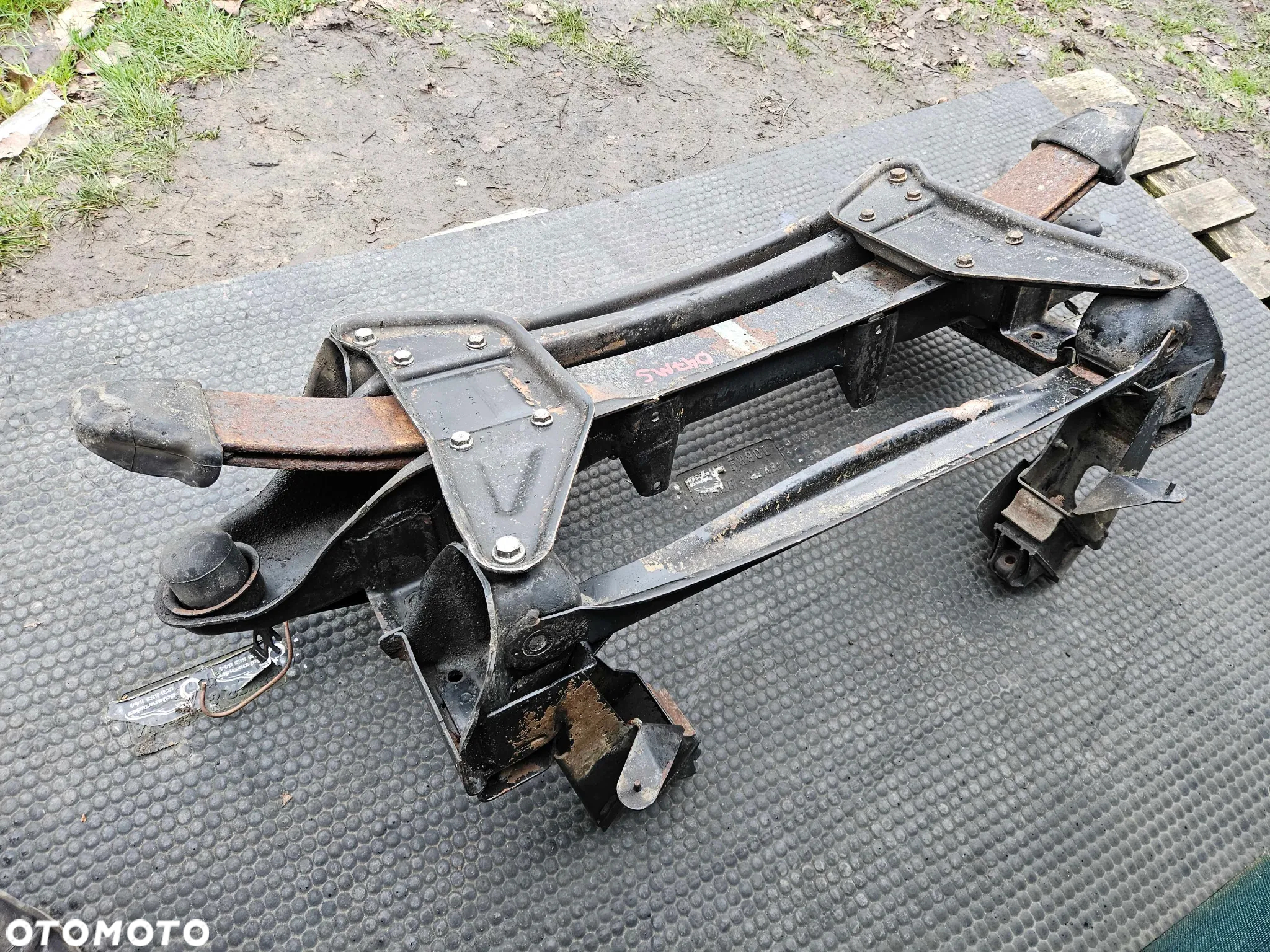 Sanki Belka Wózek Zawieszenia Trawers Przod Przednia Resor Pioro Mercedes Sprinter 901 902 VW LT - 31