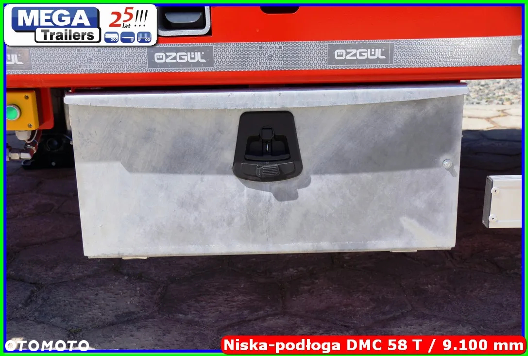 Mega Niskopodwozie 3 osie, 58 T DMC, dł. 910 cm, oś skrętna !!! - 26