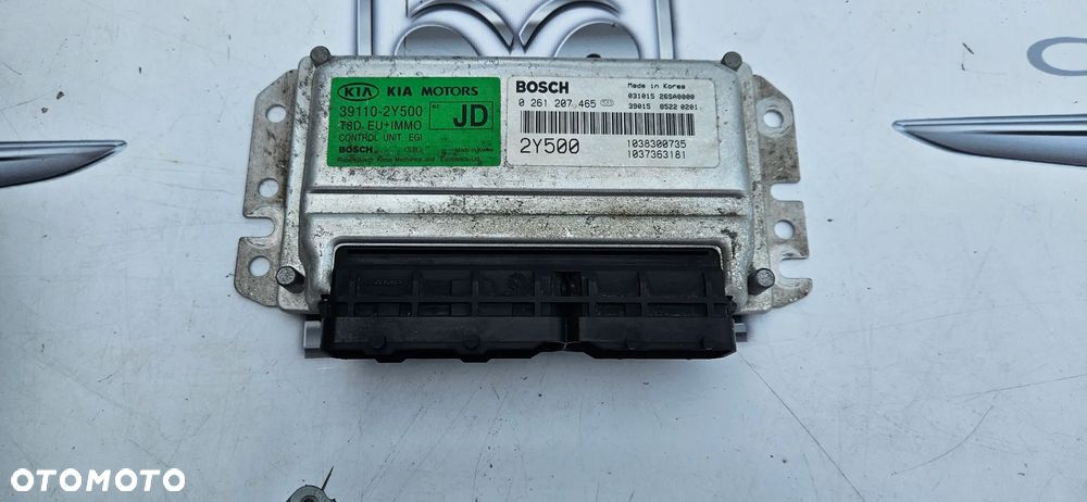 Kia Carens I 1.8 Zestaw startowy do odpalenia auta komputer licznik zegary stacyjka skrzybka bsi  39110-2Y500 - 13