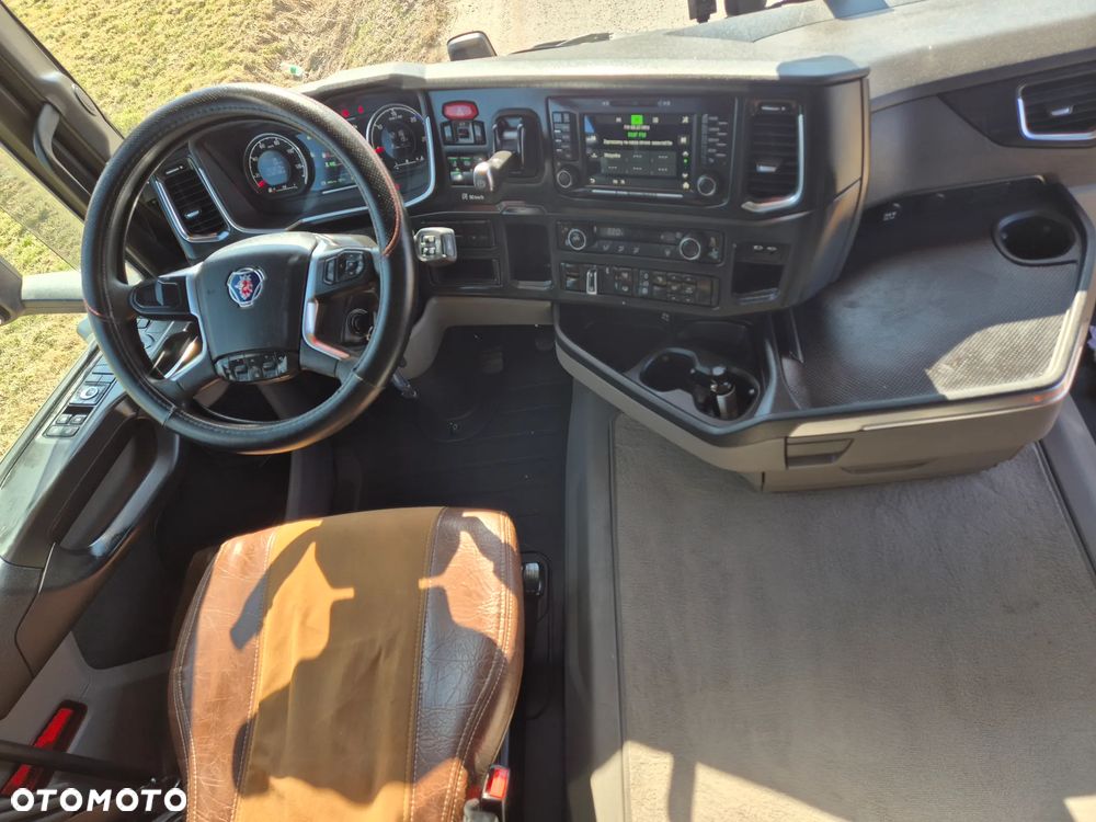 Scania R450 MEGA LOW DECK RETARDER Salon Polska DUŻE KOTŁY - 13