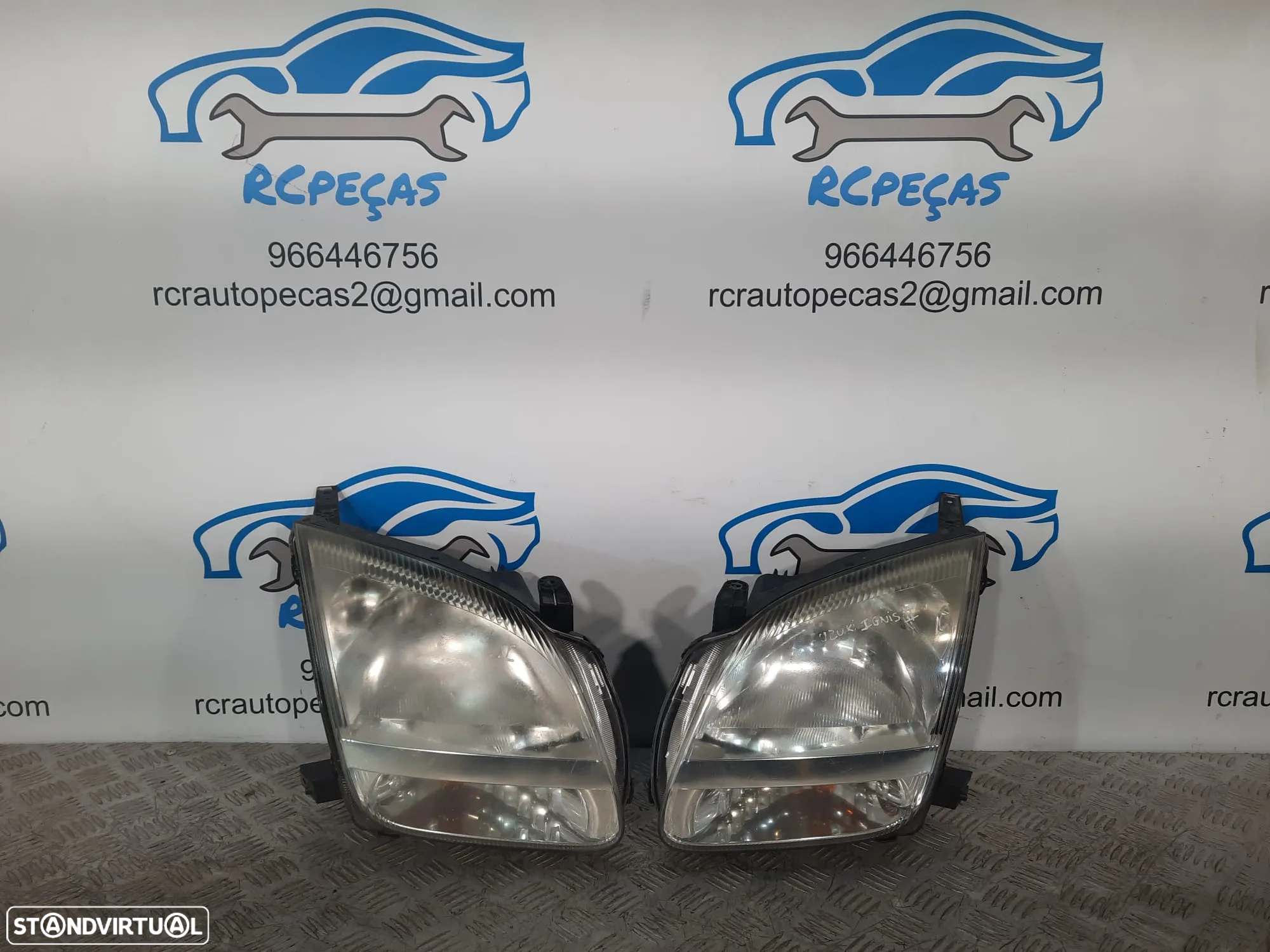 OTICA OTICAS ESQUERDA DIREITA SUZUKI Ignis II 2 OPTICA OPTICAS FAROL FAROIS ORIGINAIS - 2