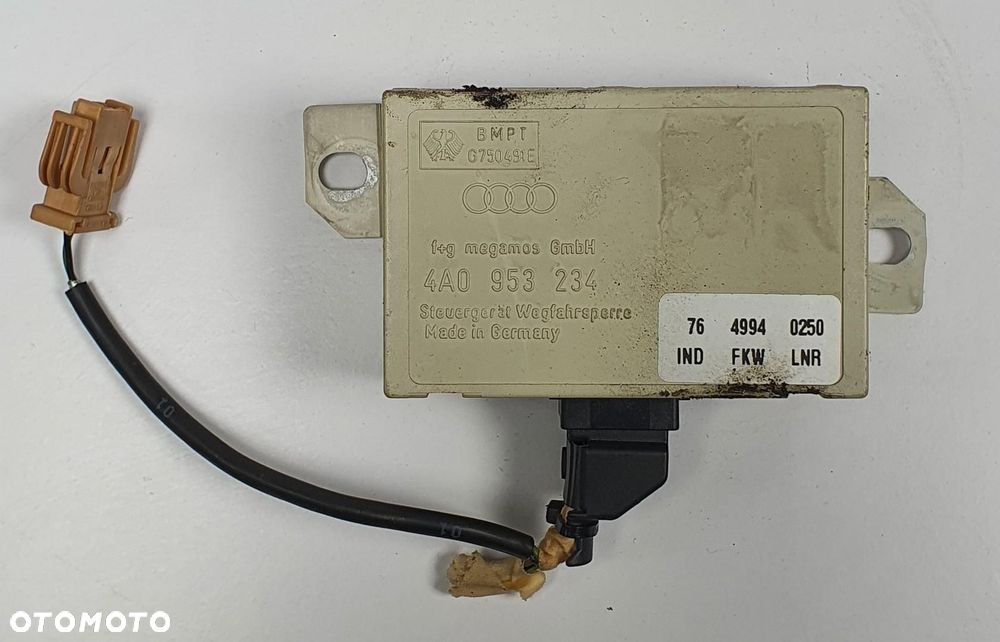 MODUŁ IMMO IMMOBILIZERA AUDI A6 C4 4A0953234 - 1
