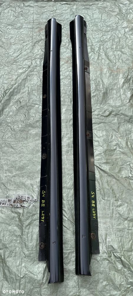 AUDI A4 B8 S4 B8 NAKŁADKI LISTWY PROGOWE LEWA PRAWA KOMPLET 8K0071685 LISTWY PROGOWE A4 LZ9Y - 3