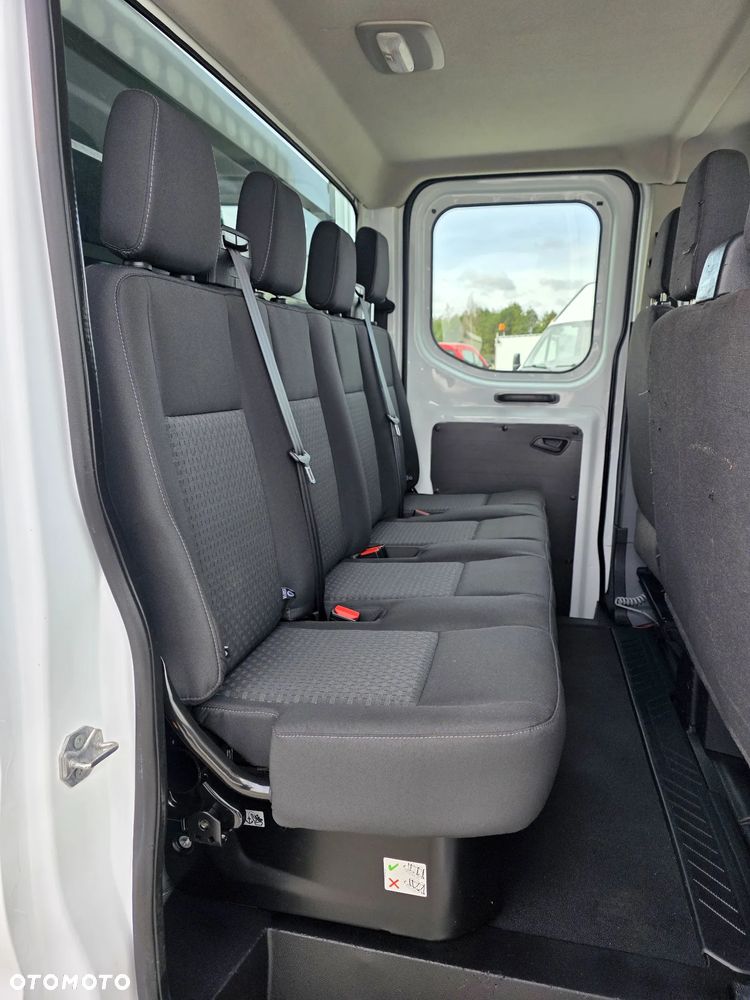 Ford TRANSIT 2,0 TDCI 170 KONNY WYWROTKA 3 STRONNA DOKA BRYGADÓWKA 7 OSOBOWA KLIMA WEBASTO LEDY 150T/KM PRZEBIEGU BLIŻNIAKI DO 3,5T WYWROT GWARANCJA - 17
