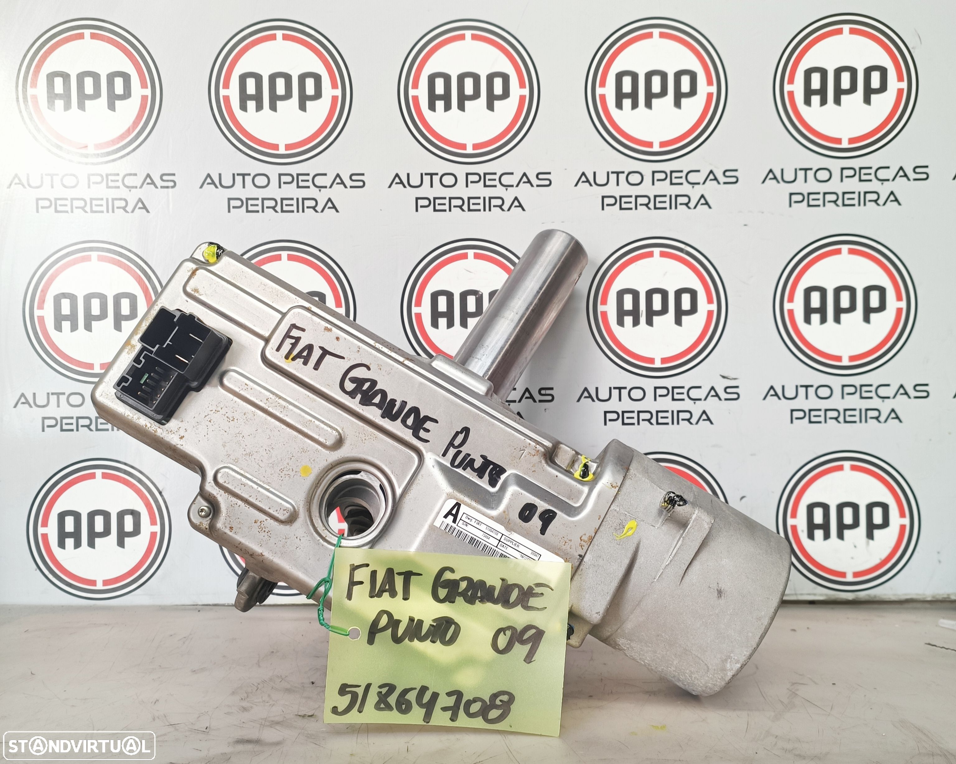 Coluna direção assistida eléctrica Fiat Grande Punto de 2009, referência 51864708 . - 1