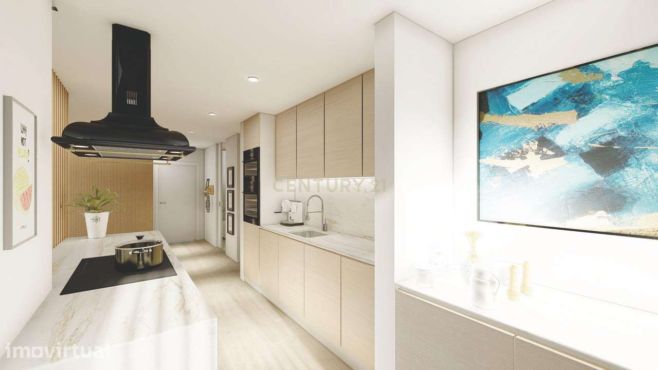 Plessis – Apartamento T2 exclusivo no último piso com terraço e piscin - Grande imagem: 4/34