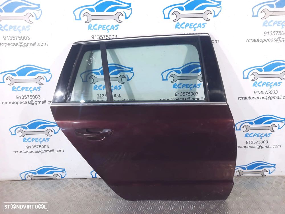PORTA TRASEIRA TRÁS DIREITA SKODA SUPERB ESTATE 3T5833056 QUARTELA MOTOR PUXADOR VIDRO - 2