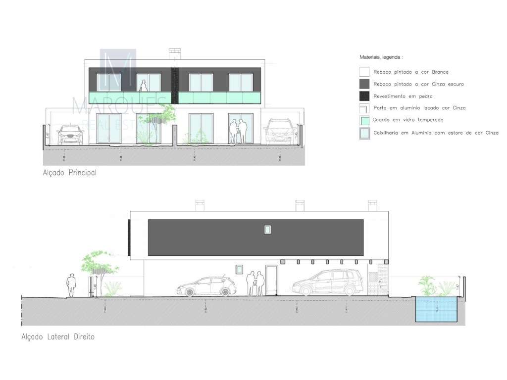 Moradia T4 Geminada com 3 Suites e Jardim com Piscina em Fernão Ferro - Grande imagem: 2/4