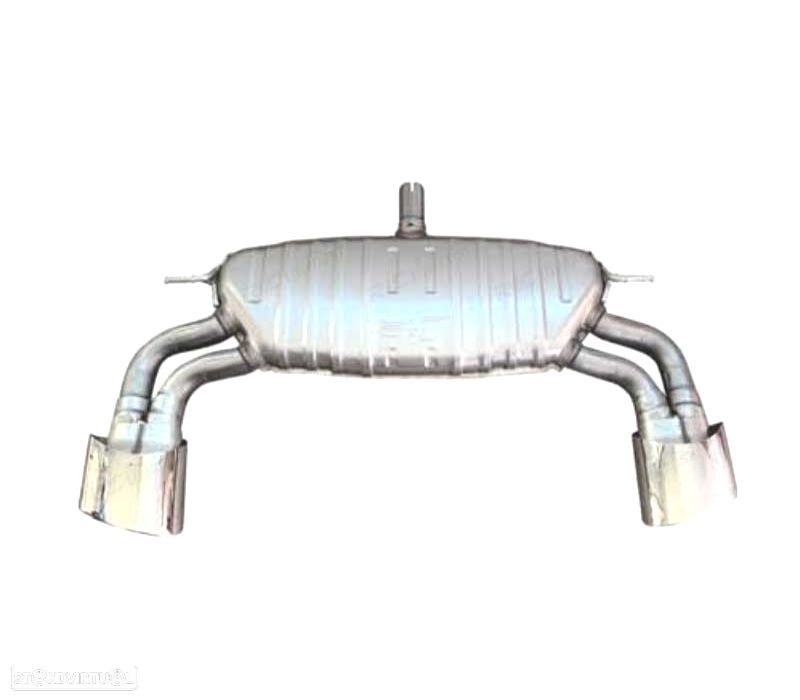 PANELA DE ESCAPE AUDI A3 S LINE HATCHBACK 17-20 LOOK RS3 CROMADO - 2