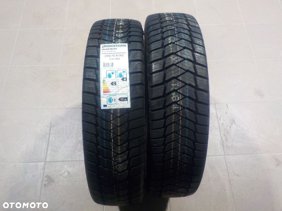 205/75 R16C OPONY CAŁOROCZNE BRIDGESTONE DURAVIS A/S 2020R NOWE !!! - 2