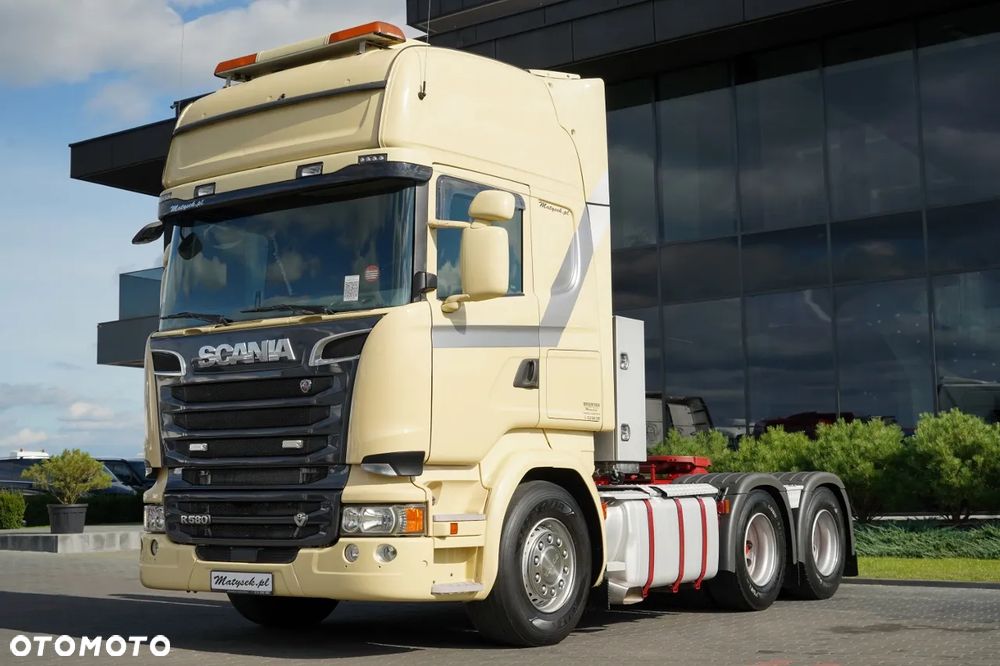Scania R 580 / V8 / 6x4 / DMC: 95.000 KG / KLIMA POSTOJOWA / OPTICRUISE / 3 OSIOWY CIĄGNIK SIODŁOWY - 4