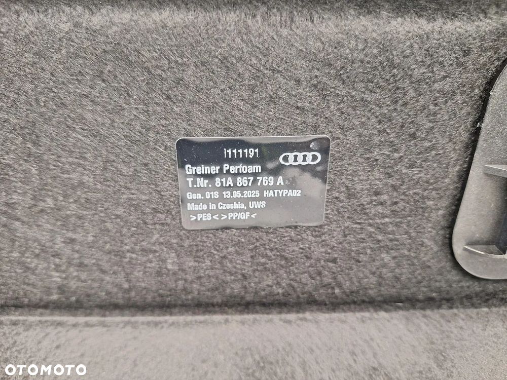 polka bagaznika  audi q2 81a 81a867769 2016-2026 orginal demontaz - 5