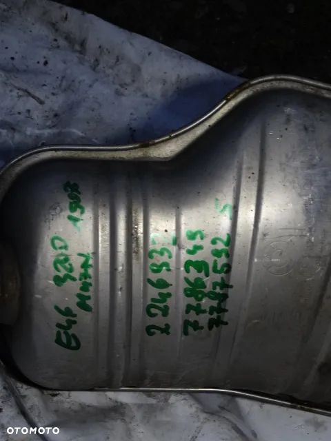 BMW E46 320d 150ps 2x Katalizator Tłumik Wydech kpl 7786349 7787592 2246932 - 9