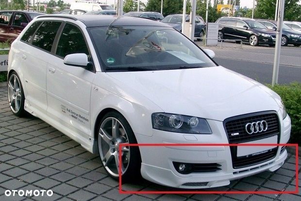 AUDI A3 8P - Dokładka zderzak przód - 1
