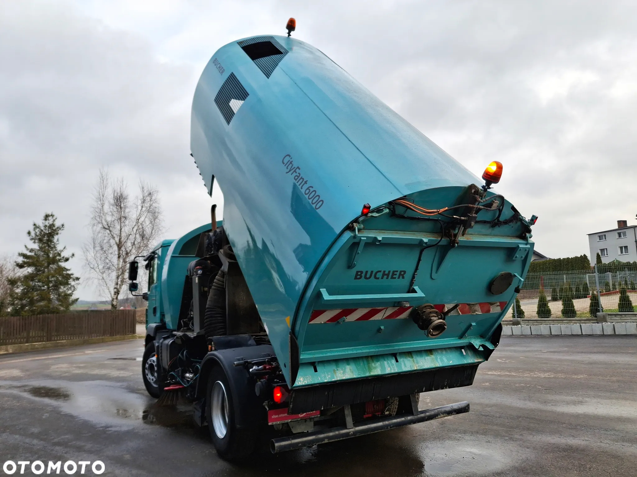 MAN TGM 18.290 Zamiatarka Bucher 2 Silniki Karcher Mycie Ciśnieniowe EUnited PM10 - 36