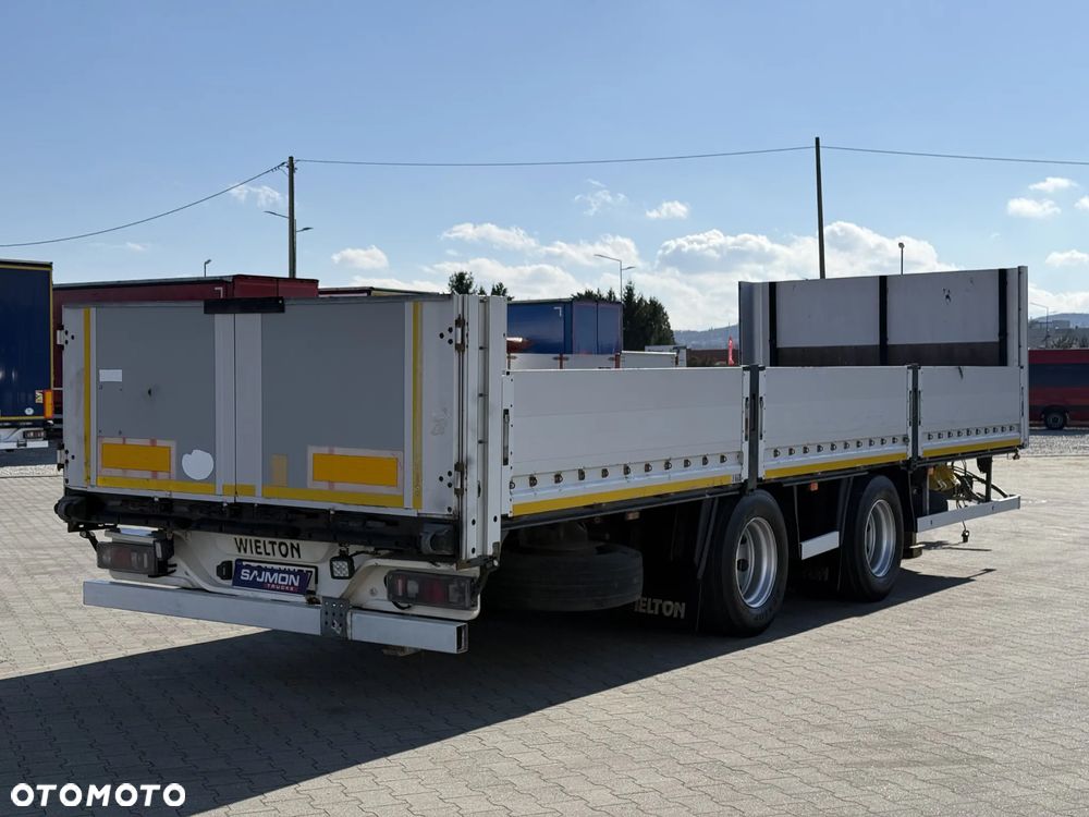 Wielton PRZYCZEPA BURTOWA / PLATFORMA / TOWAROWA / 7,75 - 4